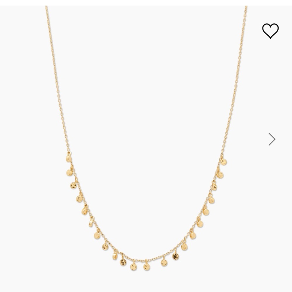 Gorjana Gold Choker Disc Necklace